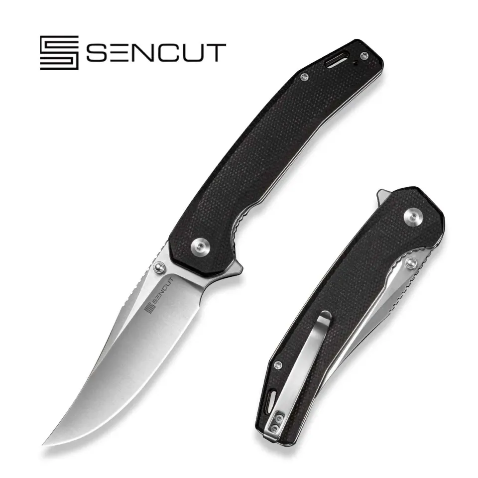 SENCUT Vornix S25038-2 Taschenmesser Schwarz Micarta