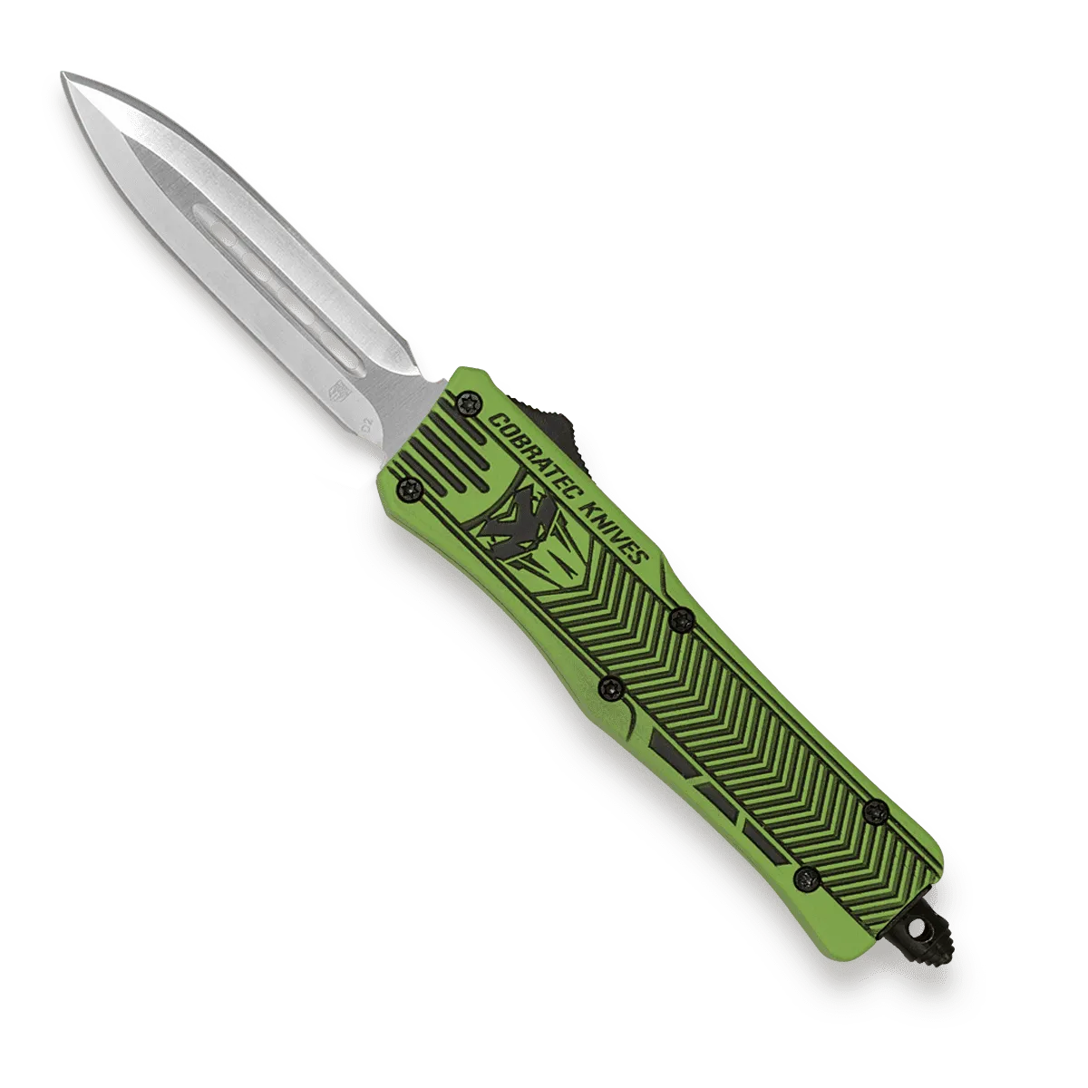 CobraTec CTK-1 Small OTF Messer Zombie Green D2