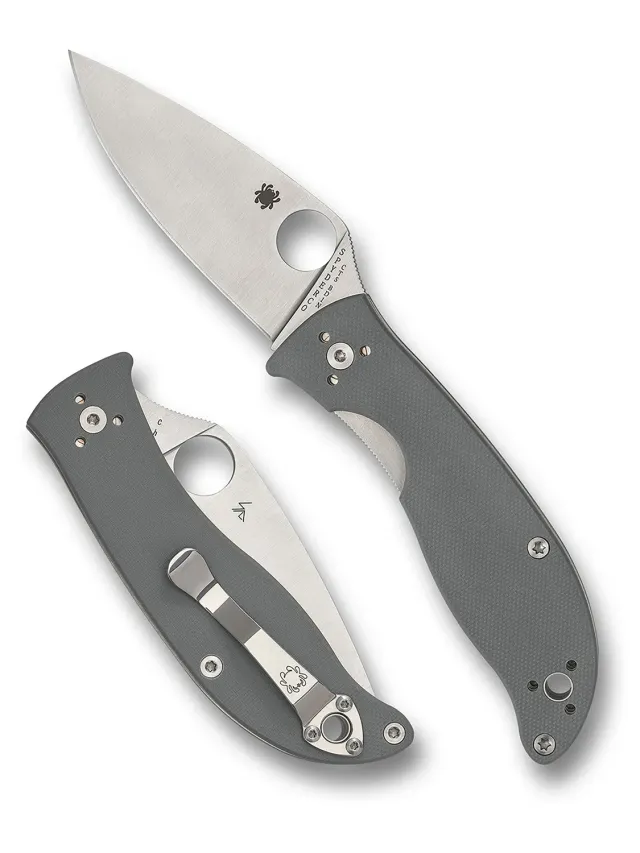 Spyderco Polestar Taschenmesser Grau CTS-BD1N