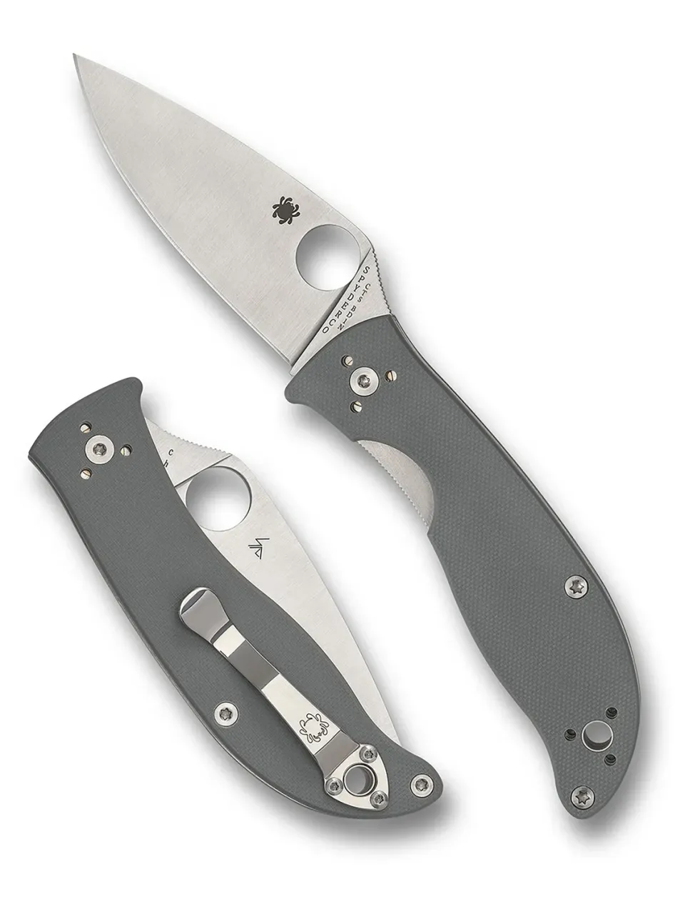 Spyderco Polestar Taschenmesser Grau CTS-BD1N