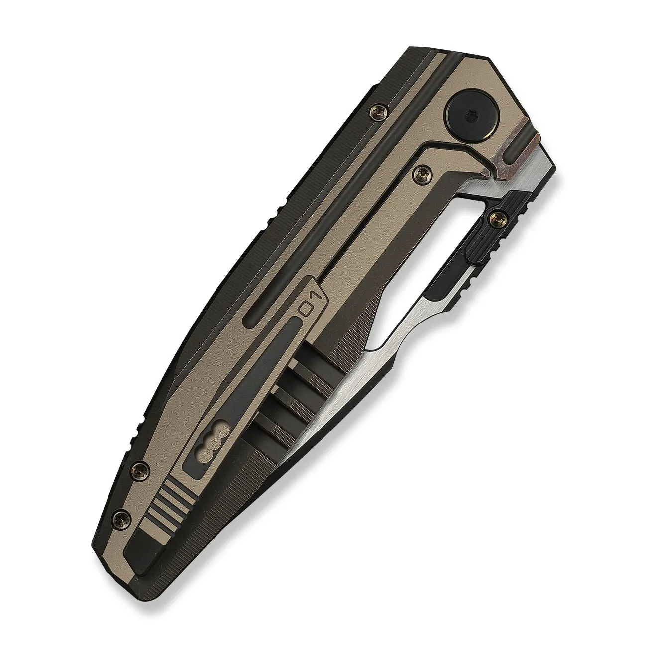 WeKnife Reveille WE23057-1 Klappmesser Titan bronze M390
