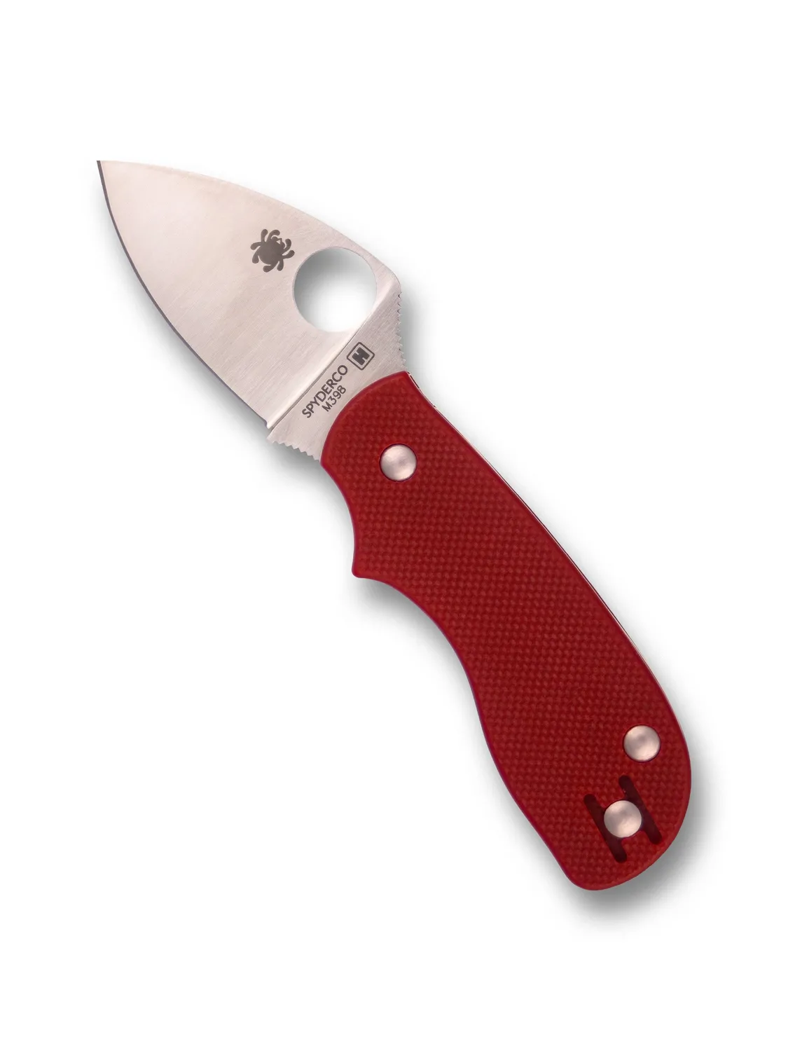 Spyderco Squeak Exclusive Taschenmesser rot G10 M398