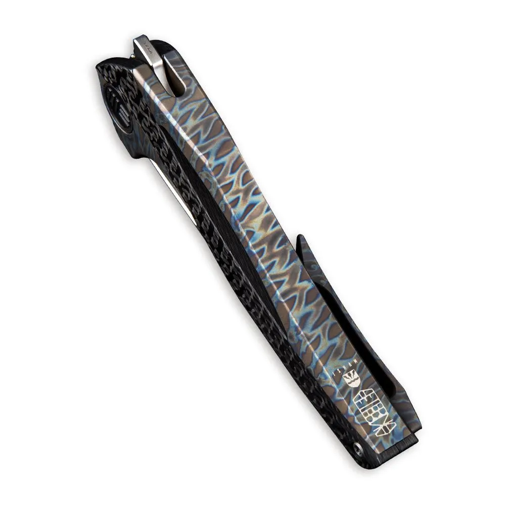 WeKnife Aeterna 918B Klappmesser M390 Carbon Titan