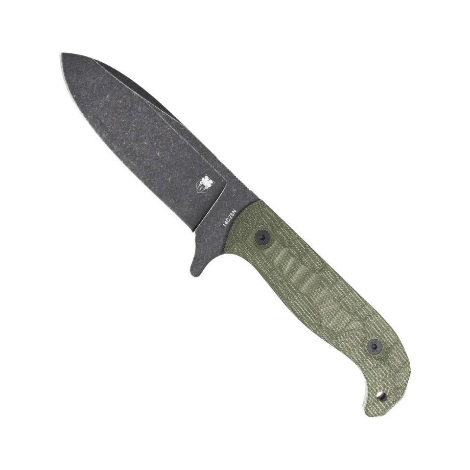 CobraTec PSK Survivalmesser OD Green Micarta 14C28N