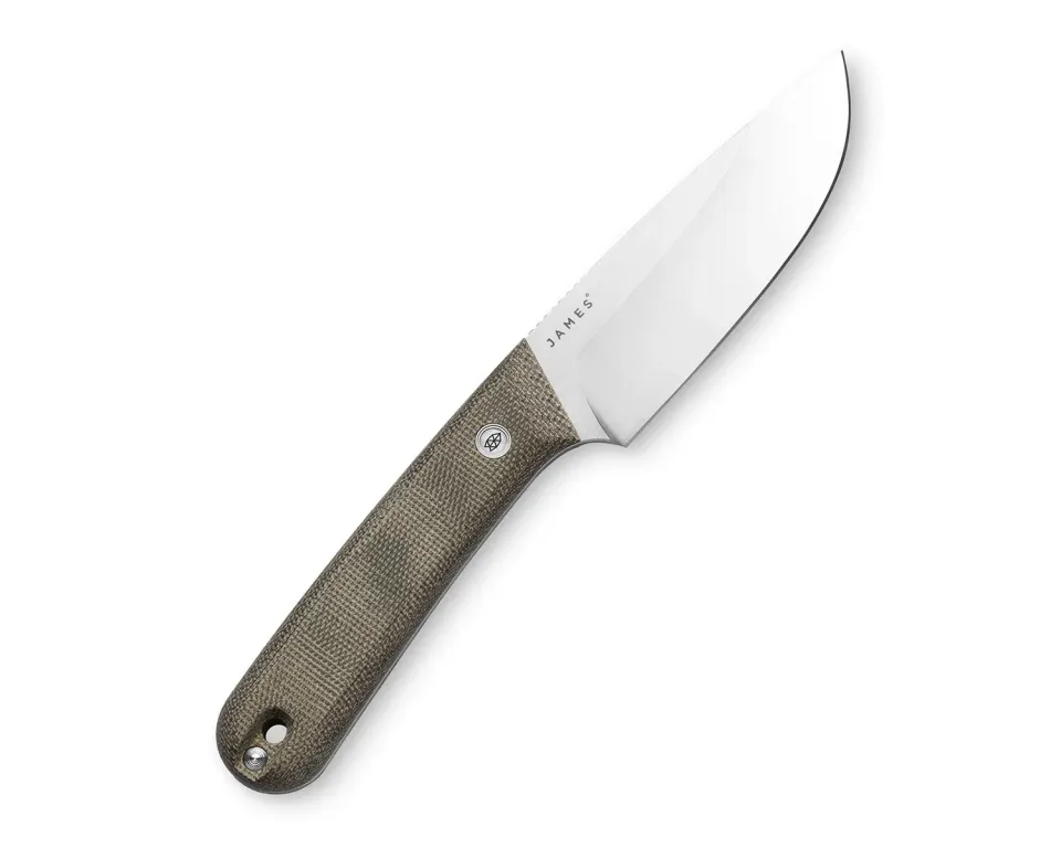 James Brand Hell Gap Messer OD Green Micarta S35VN
