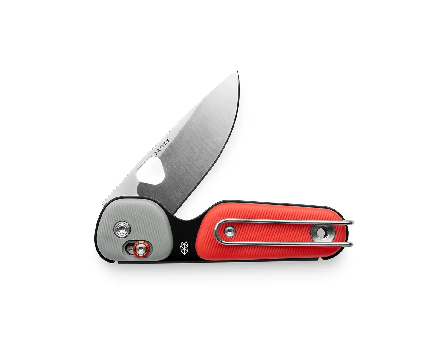 James Brand Redstone Taschenmesser Wellenschliff Sherbet Pink