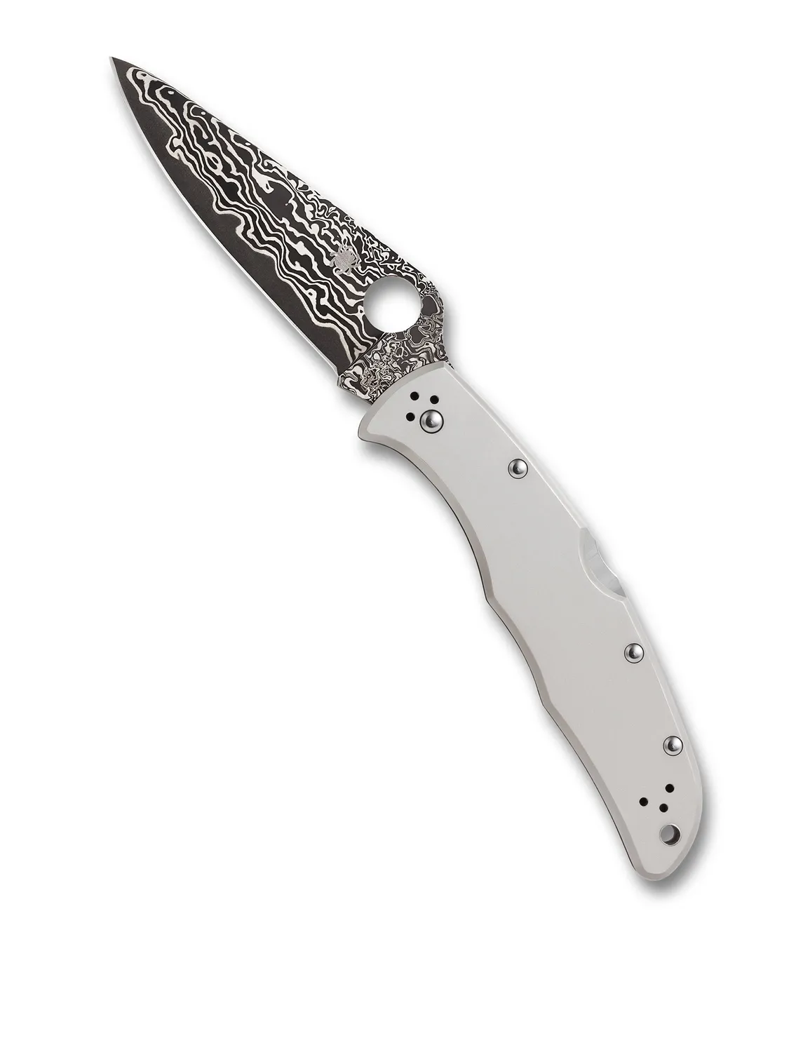 Spyderco Endura 4 Taschenmesser Titan Damast
