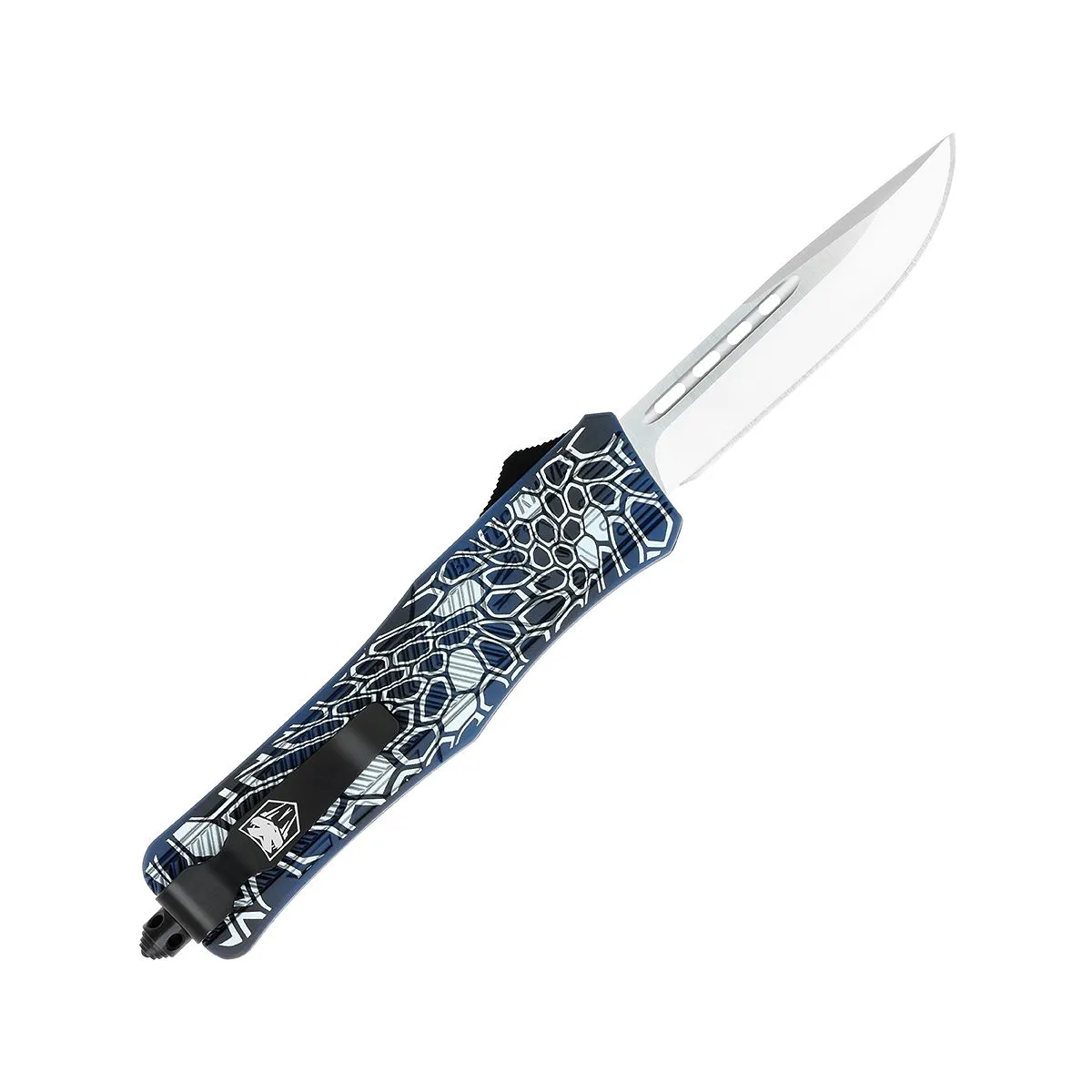 CobraTec CTK-1 Medium Blue Cobra Skin OTF-Messer