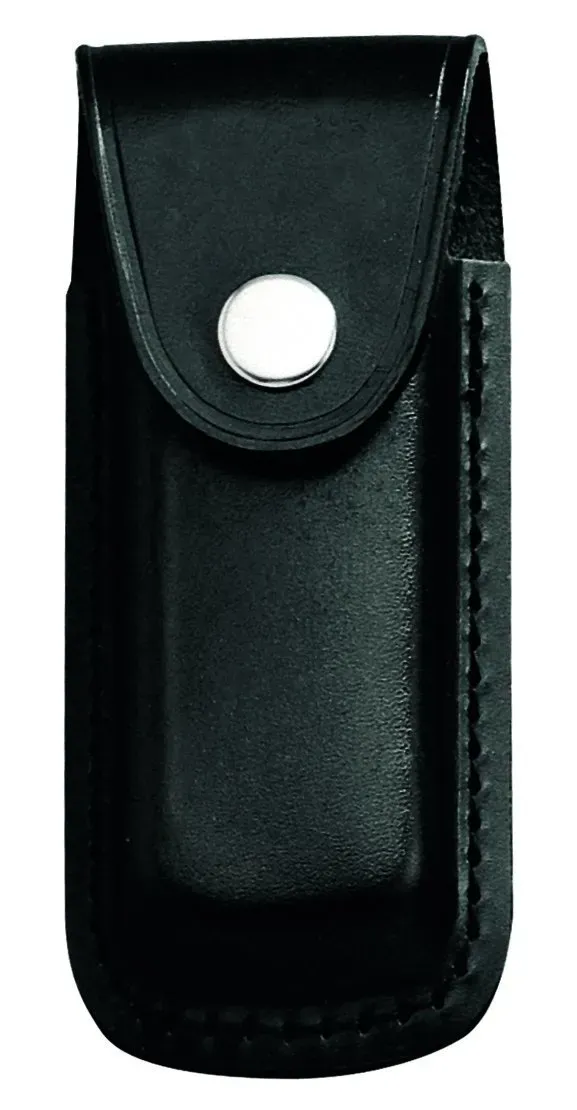 Herbertz Messer-Etui Leder schwarz für 13 cm Heft