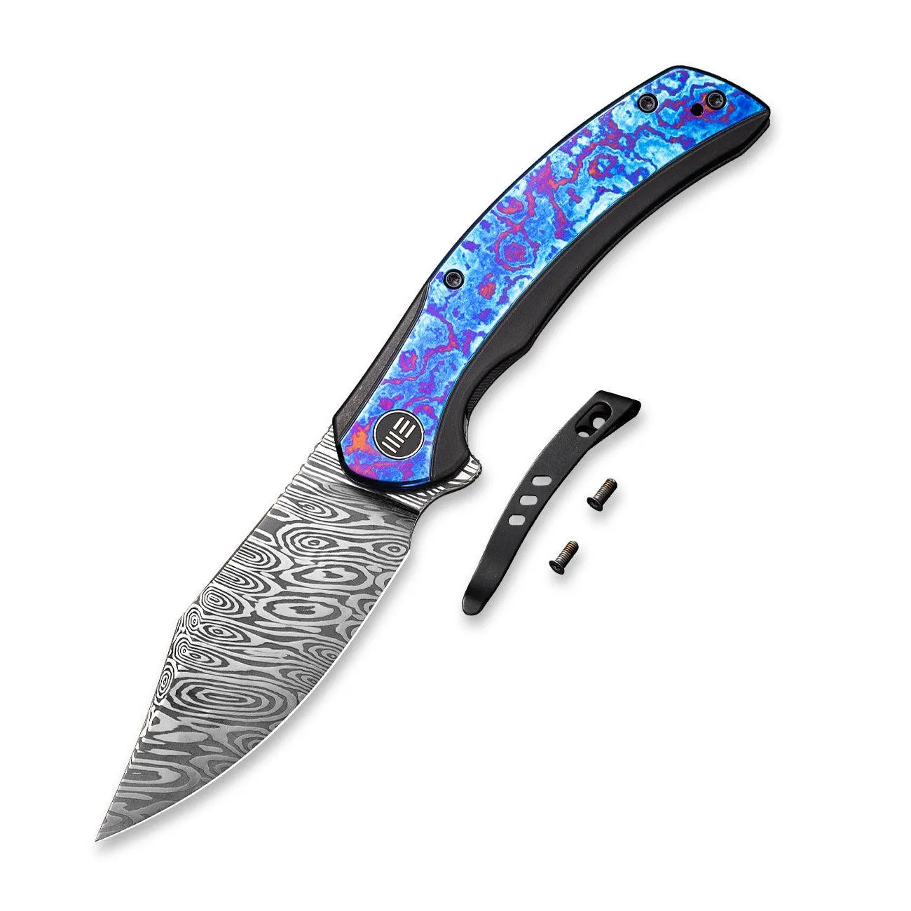 WeKnife Snick WE19022F-DS1 Klappmesser Damasteel