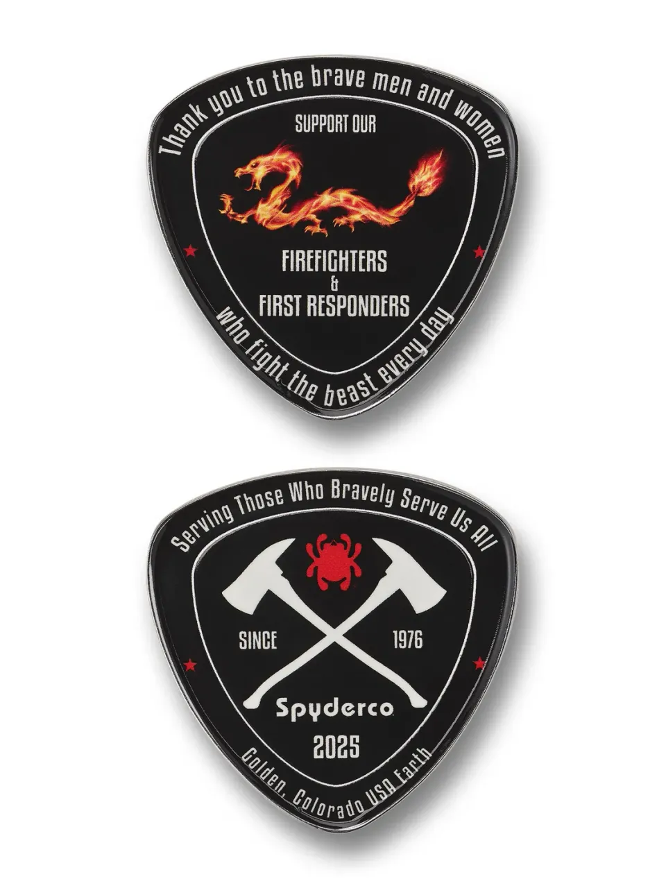 Spyderco Fire Dragon Coin Sammlermünze