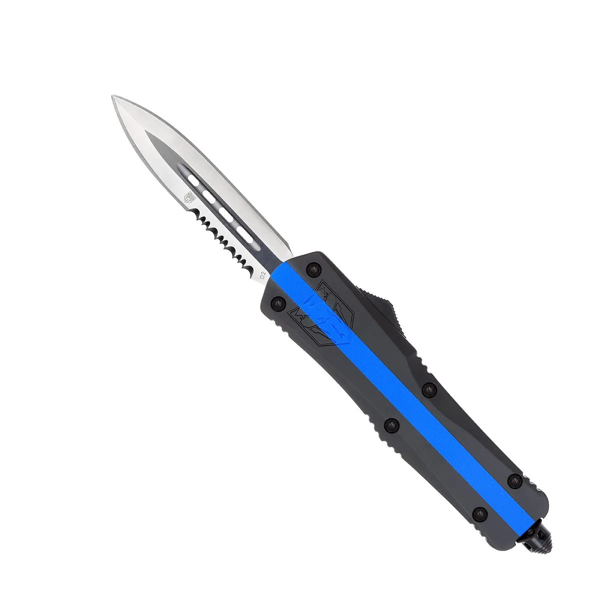 CobraTec Medium FS-3 OTF Messer D2 Thin Blue Line