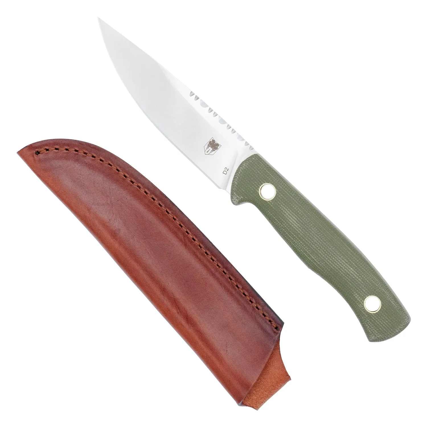 CobraTec Koonsman feststehendes Messer Micarta 4 Zoll