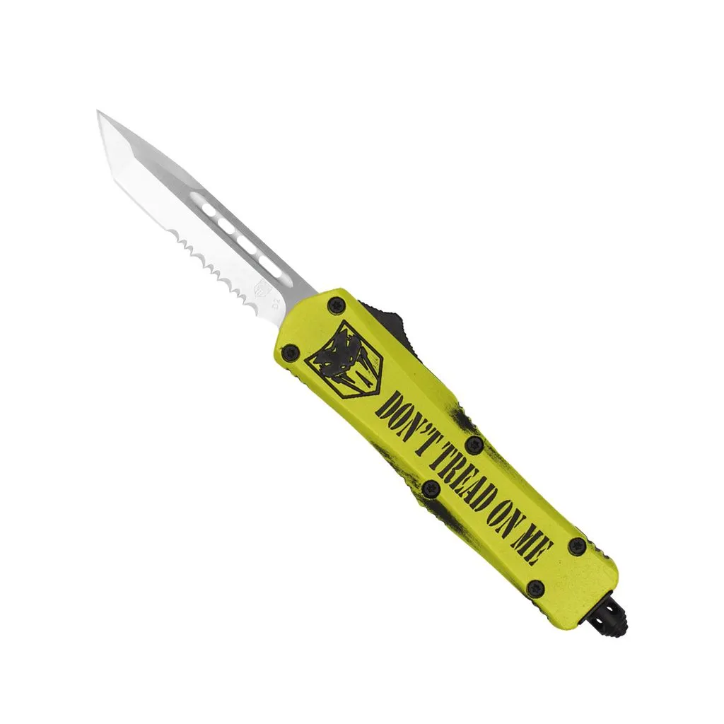 CobraTec Small FS-3 OTF-Messer Don’t Tread D2