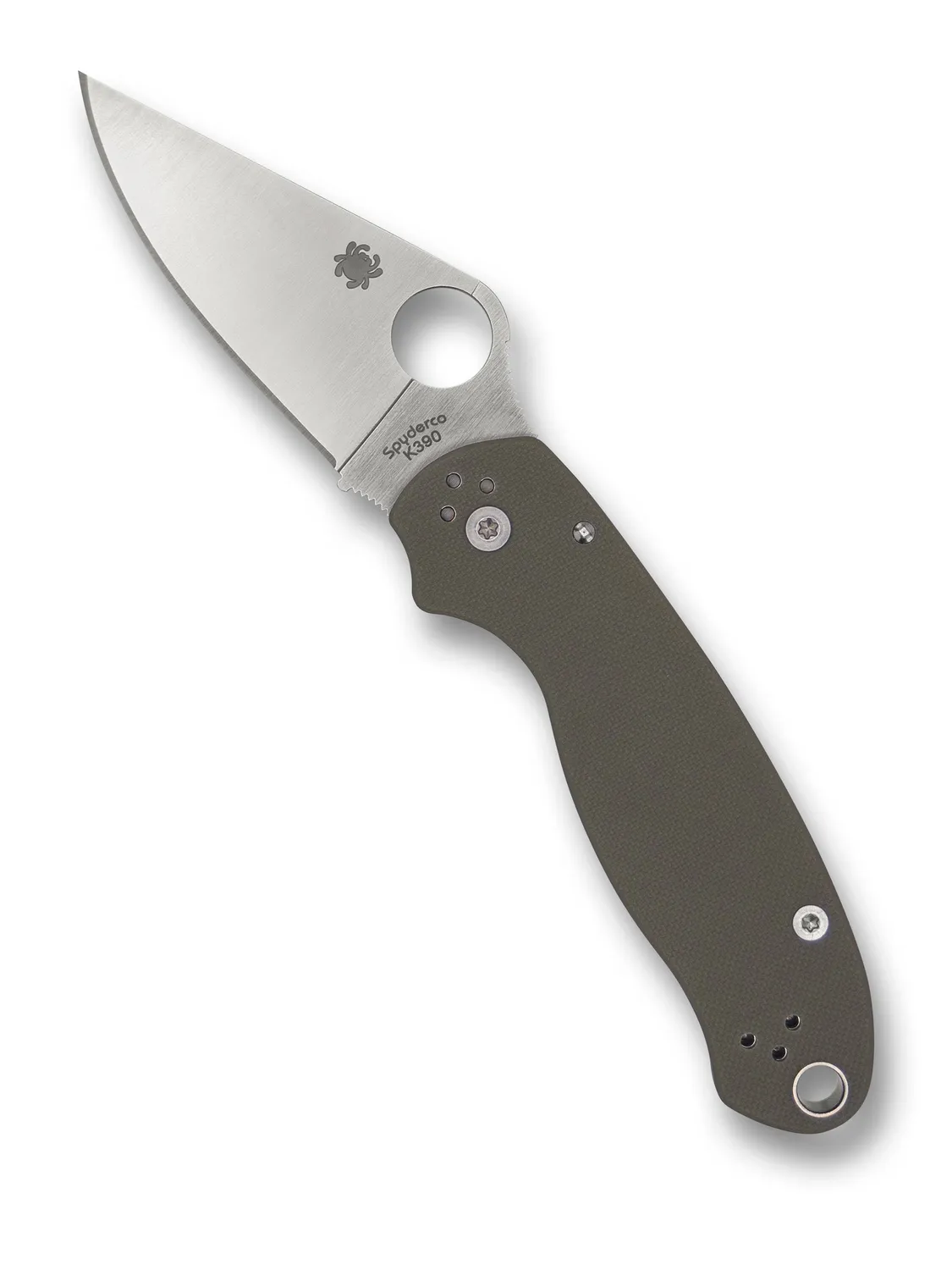 Spyderco Para 3 Klappmesser K390 Ranger-Green G-10
