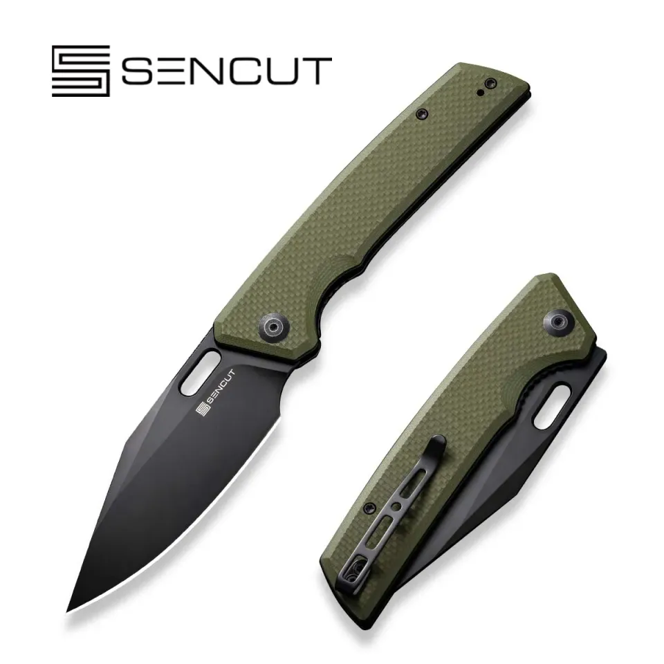SENCUT GlideStrike S23018-3 Taschenmesser OD Green G10