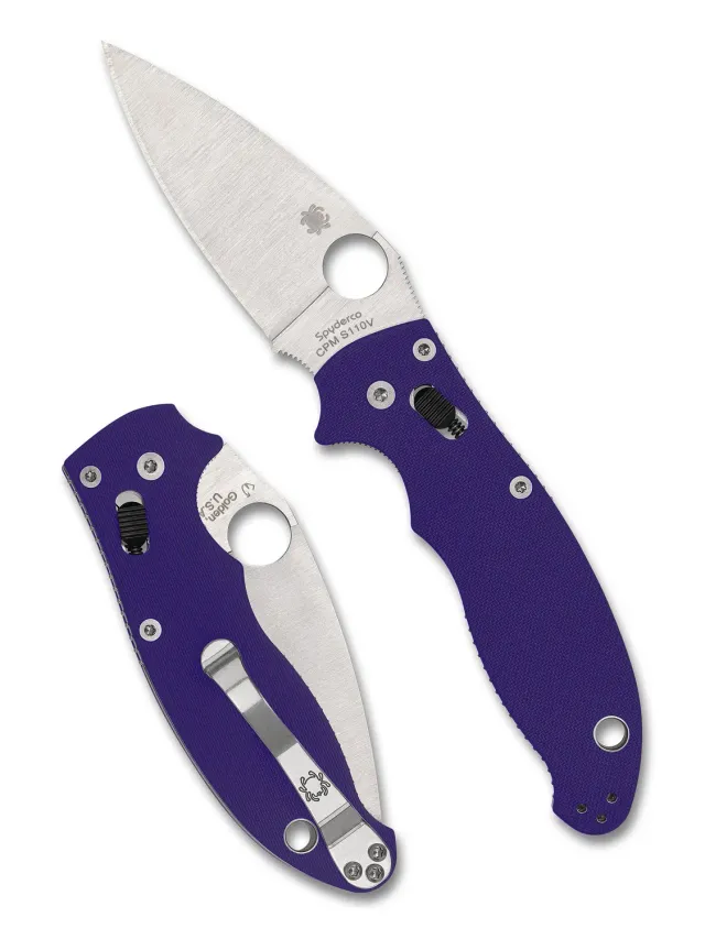 Spyderco Manix 2 Taschenmesser S110V G-10 blau