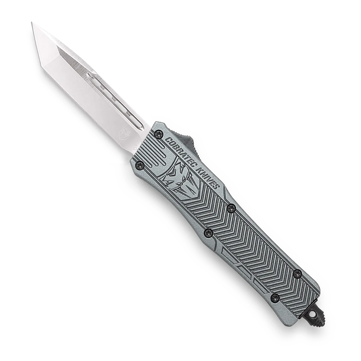 CobraTec Small CTK-1 OTF Messer Grau Cerakote D2