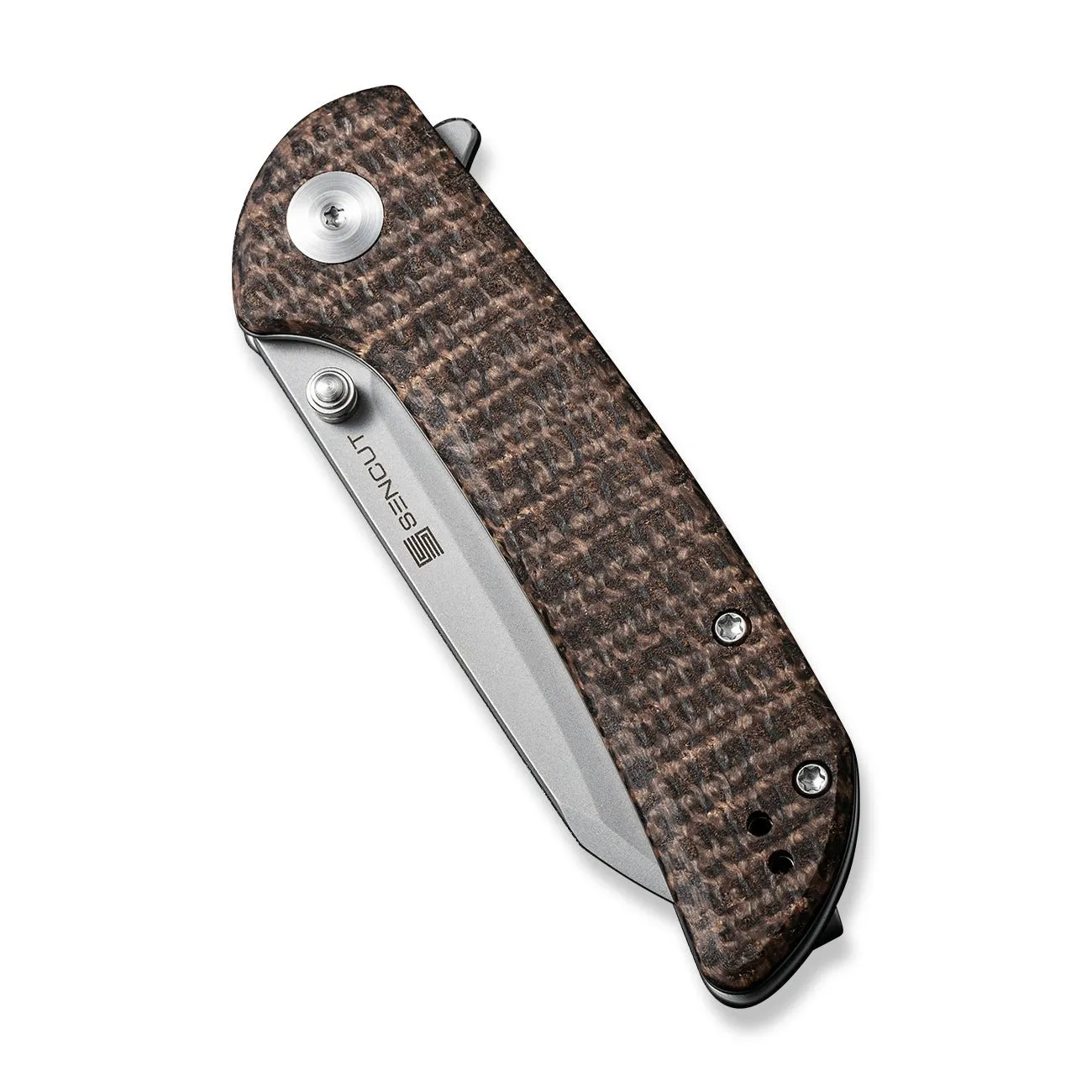 SENCUT Fritch S22014-3 Klappmesser Micarta Dunkelbraun