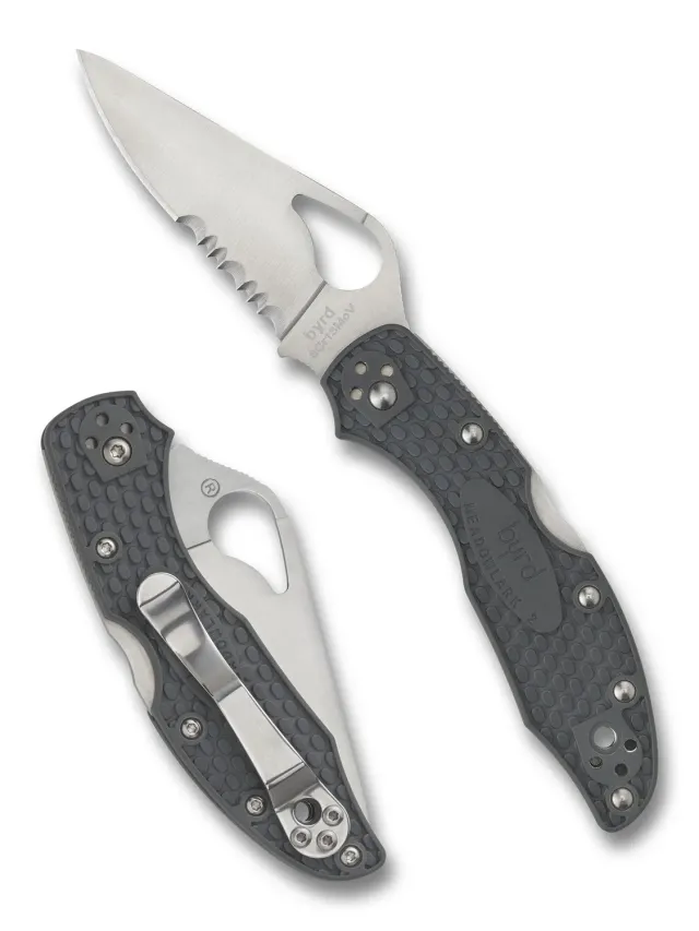 Byrd Meadowlark 2 Lightweight Taschenmesser schwarz glatt