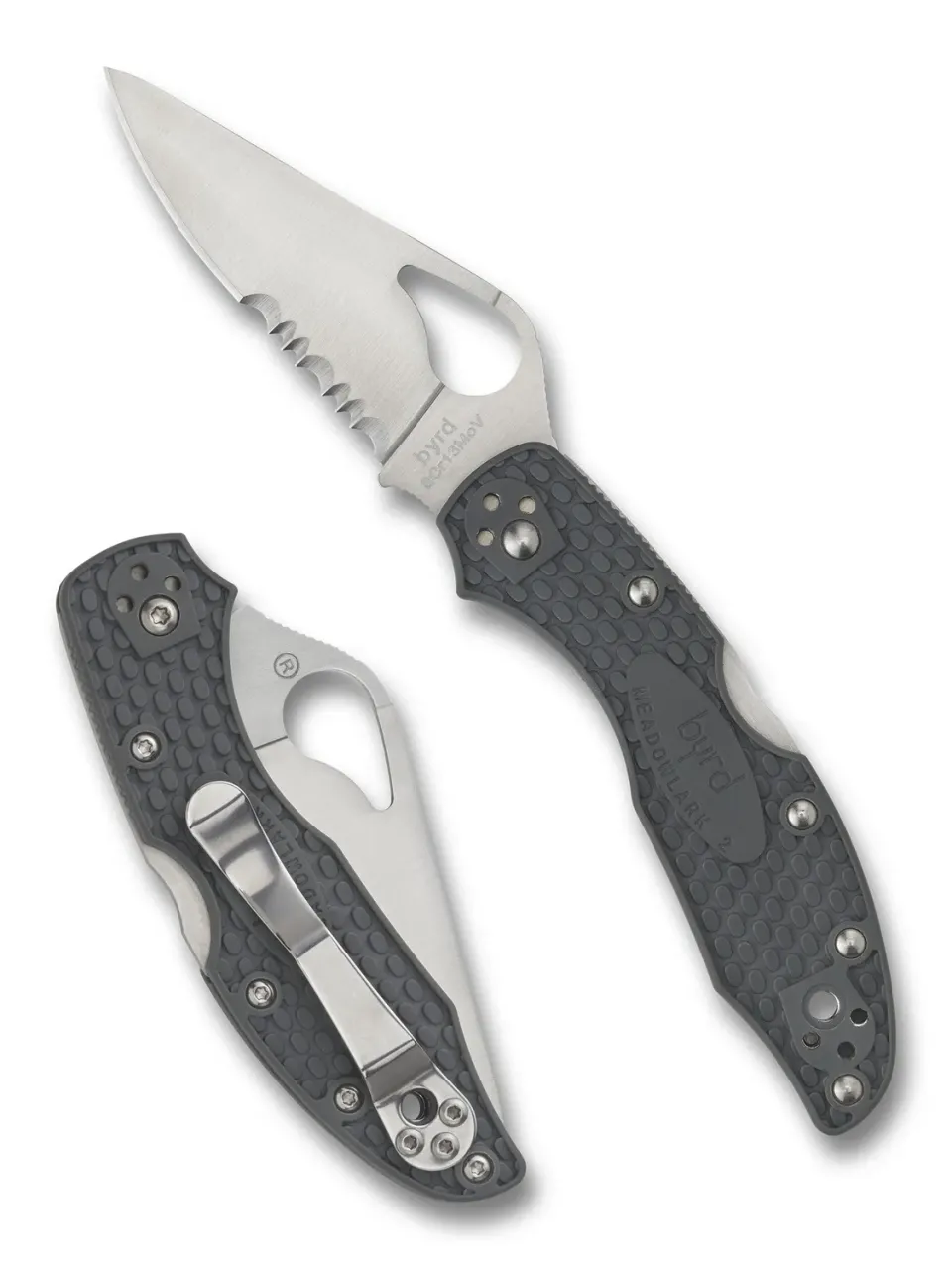 Byrd Meadowlark 2 Lightweight Taschenmesser schwarz glatt
