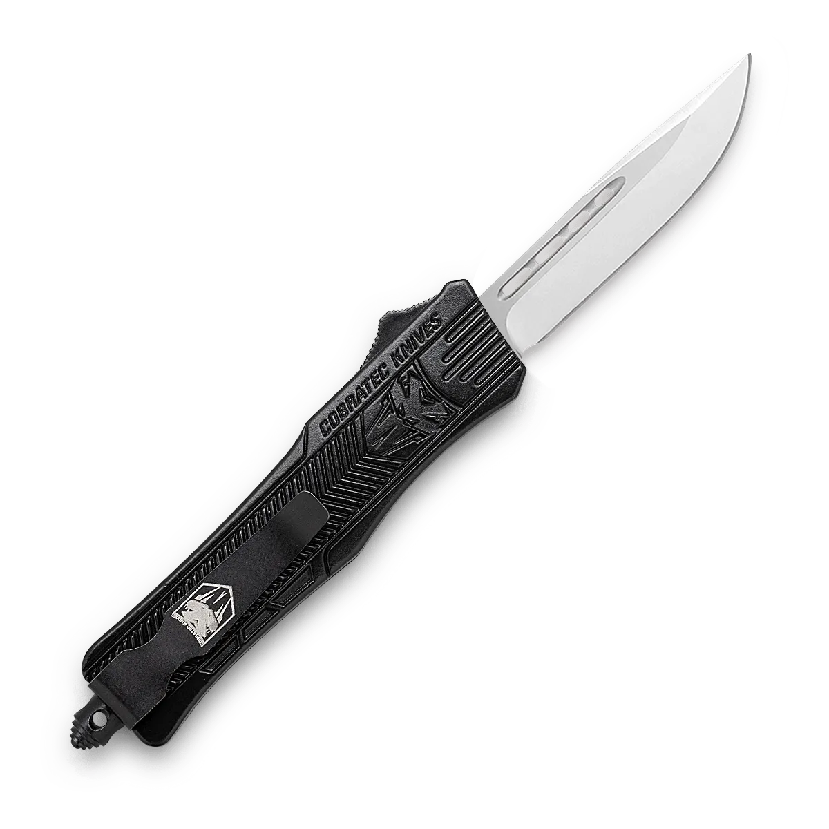 CobraTec CTK-1 Small OTF-Messer Schwarz Cerakote