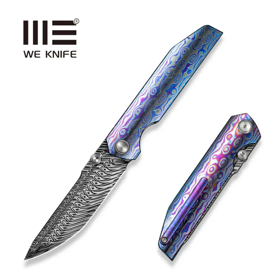 WeKnife Exponent WE25090B Klappmesser Damasteel Zirmascus
