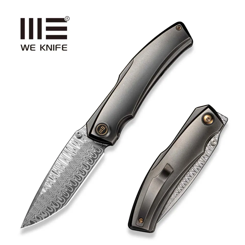 WeKnife Swordfin WE23067 Klappmesser Titan Damasteel