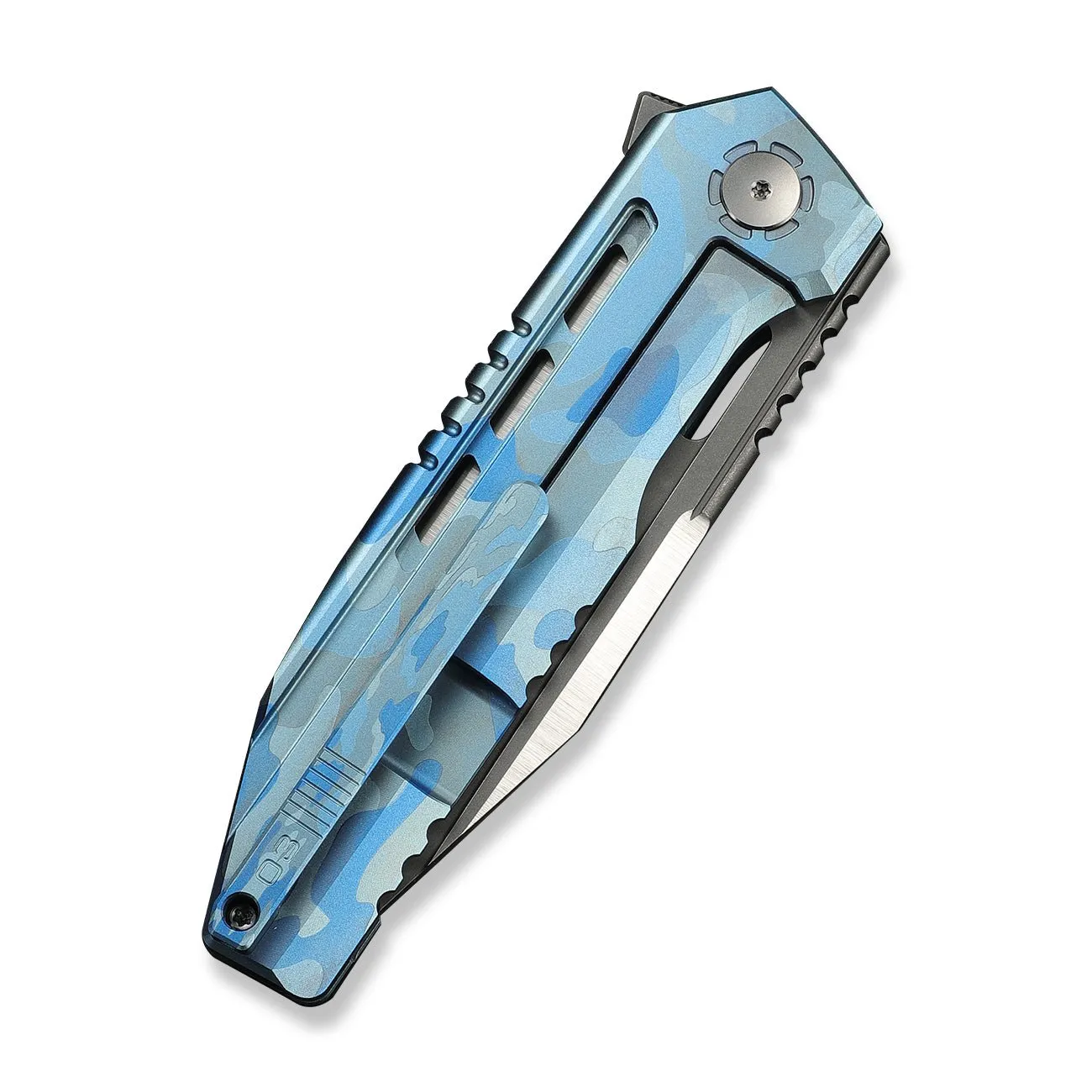 WeKnife Gunwale WE24048-3 Klappmesser Blau Tanto M390