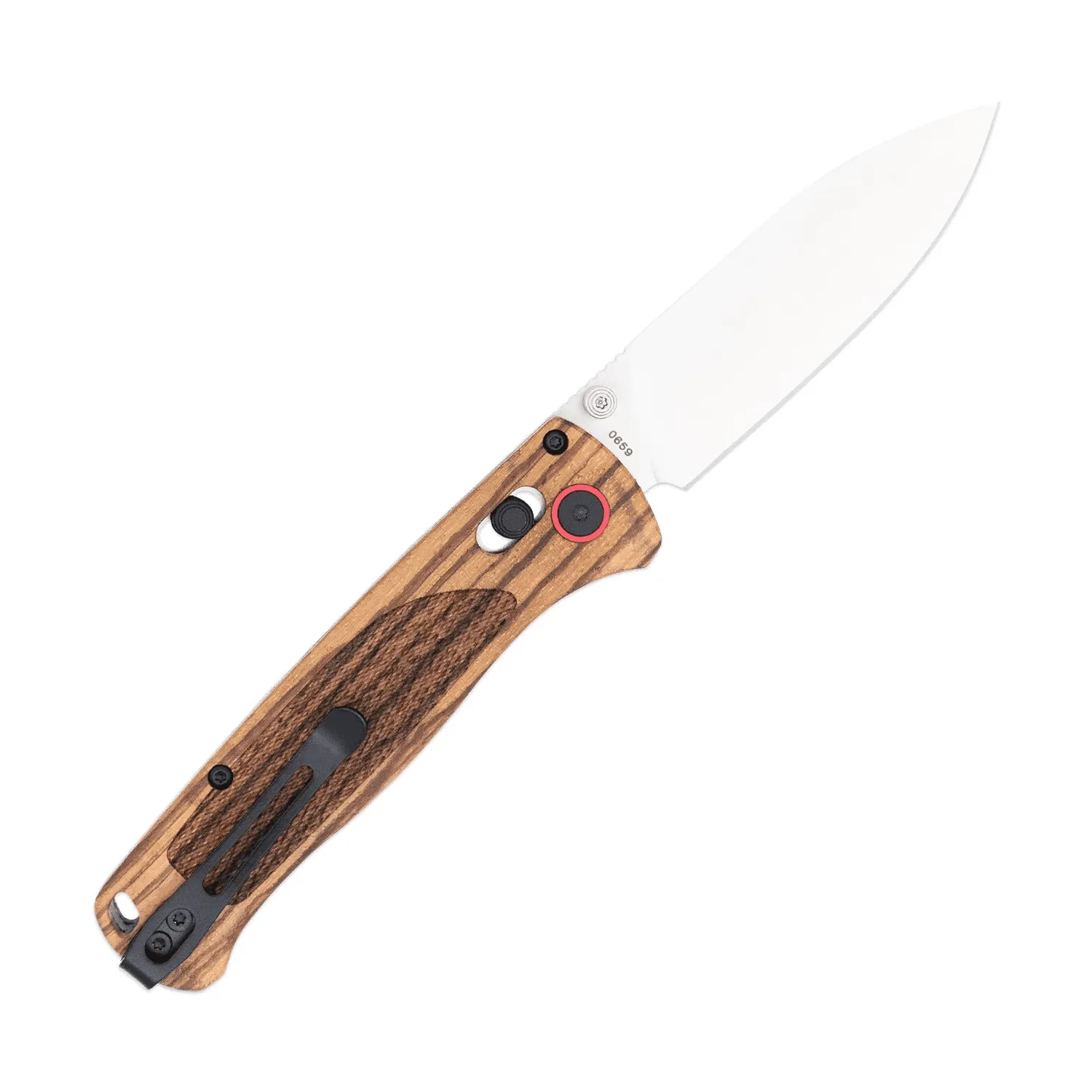 CobraTec Zebrawood Bar Lock Klappmesser D2 3" Holz