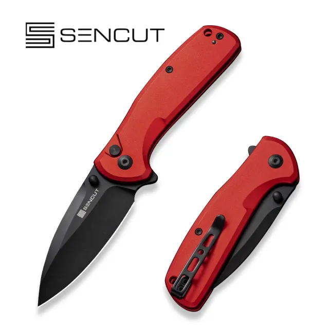 SENCUT ArcBlast S22043B-4 Klappmesser Alu rot Hohl