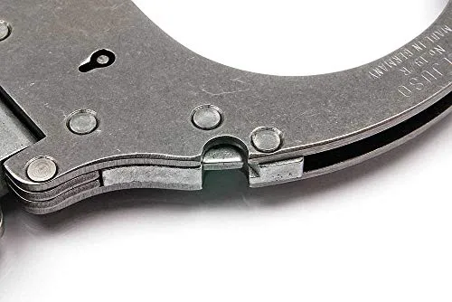 Clejuso 19R Handschellen Edelstahl mit Kette