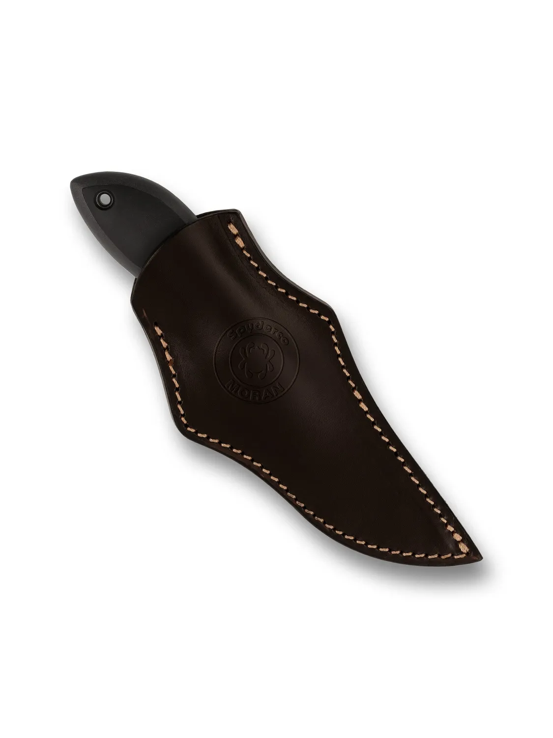 Spyderco Moran Upswept Fixed Blade Damasteel grau Sprint Run