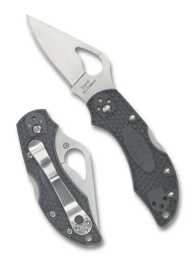 Byrd Robin 2 Lightweight Taschenmesser Schwarz glatt