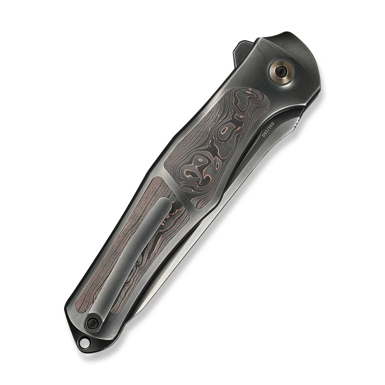 WeKnife 702XI WE07B-3 Klappmesser Titan Kupfer M390