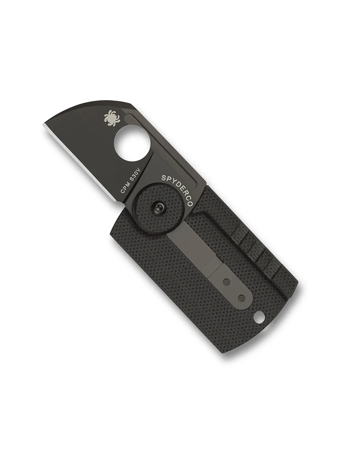 Spyderco Dog Tag Folder Taschenmesser Carbon CPM S30V