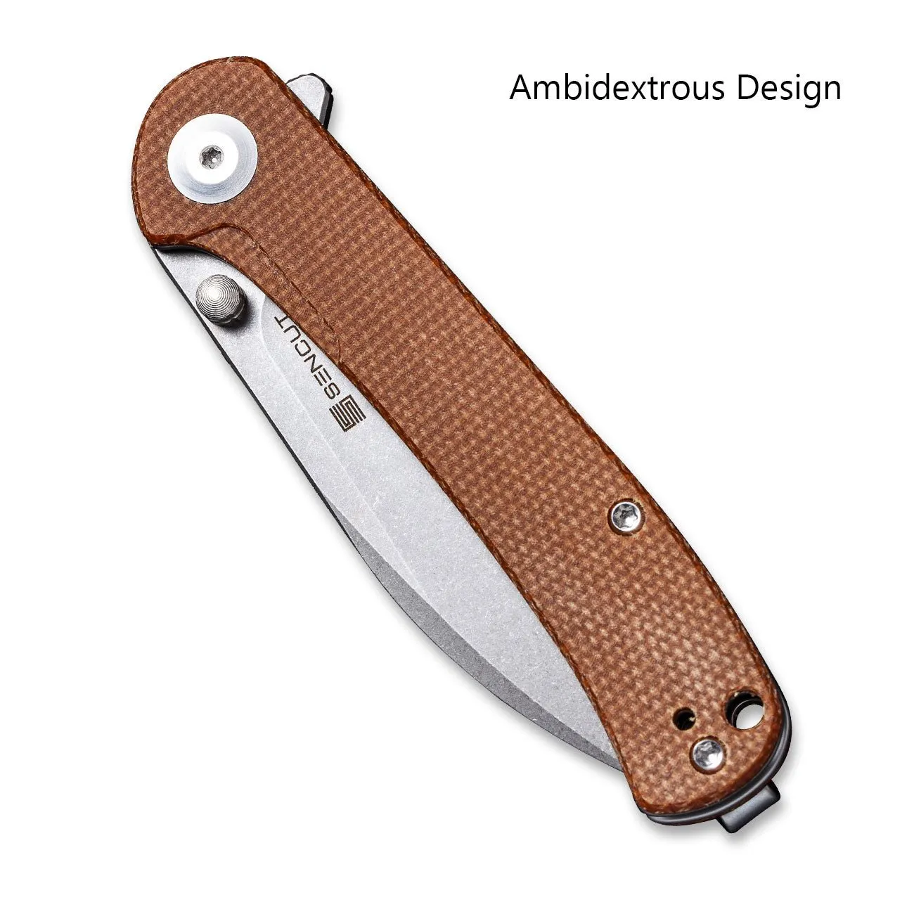 SENCUT Scepter SA03D Taschenmesser Micarta 9Cr18MoV