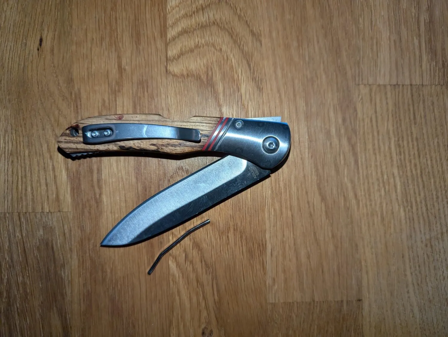 Herbertz Selektion Taschenmesser Zebraholz 8,8 cm rostfrei