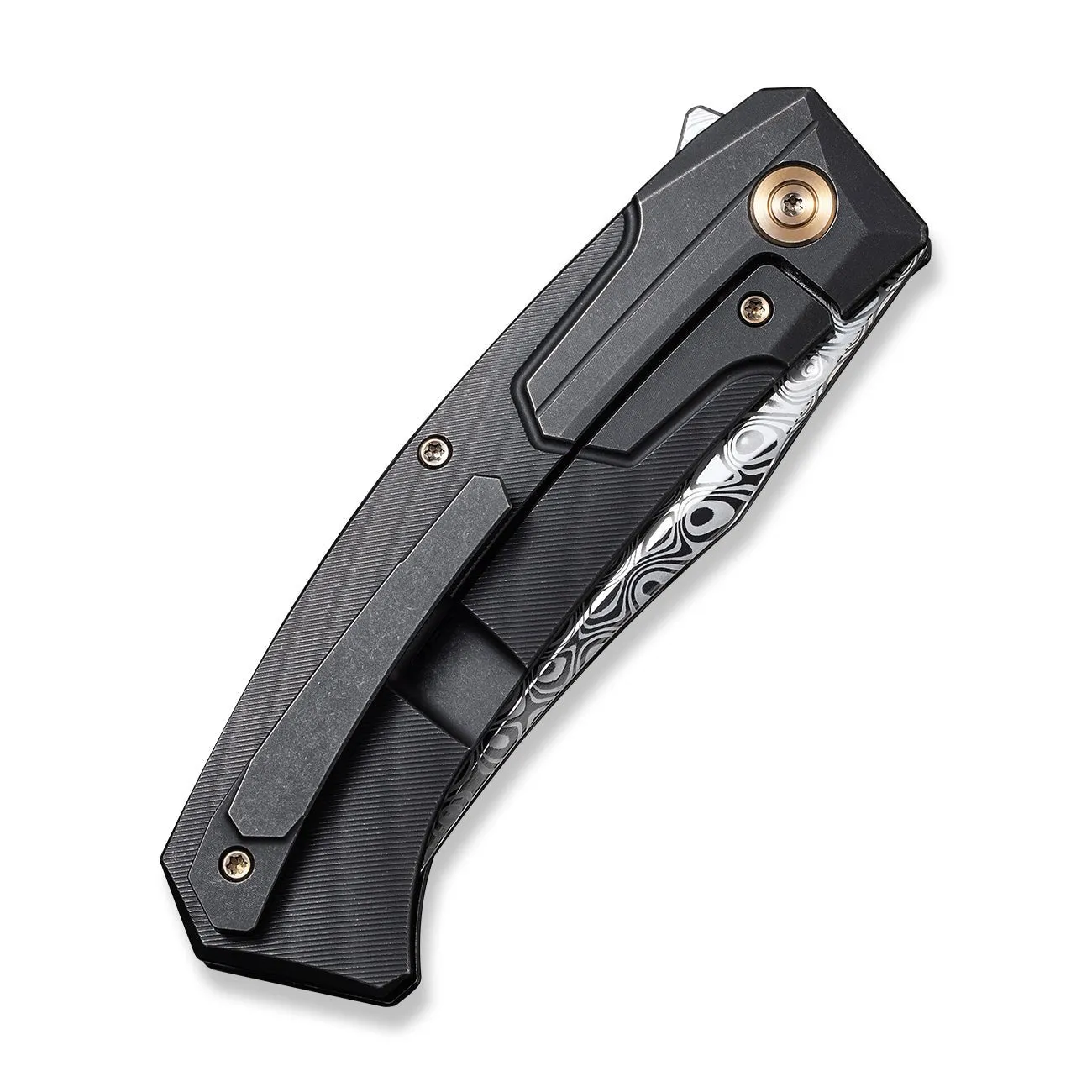 WE Shuddan WE21015-DS1 Klappmesser Damasteel Titan