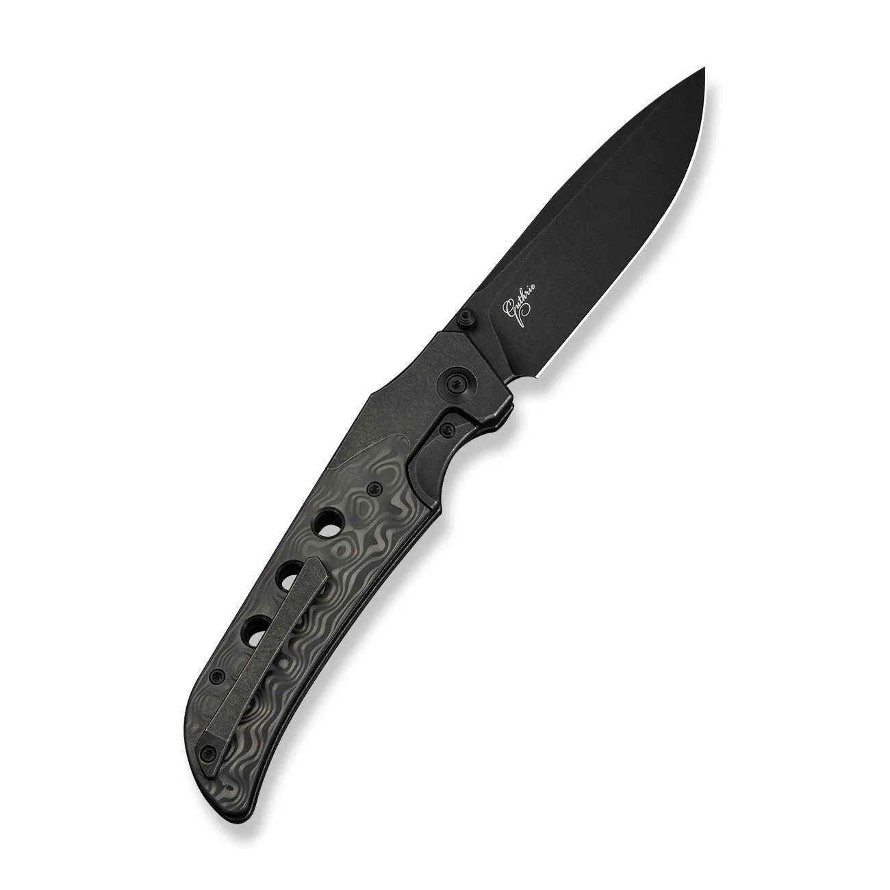 WeKnife WE-Guthrie WE23072B-1 Taschenmesser Schwarz 20CV