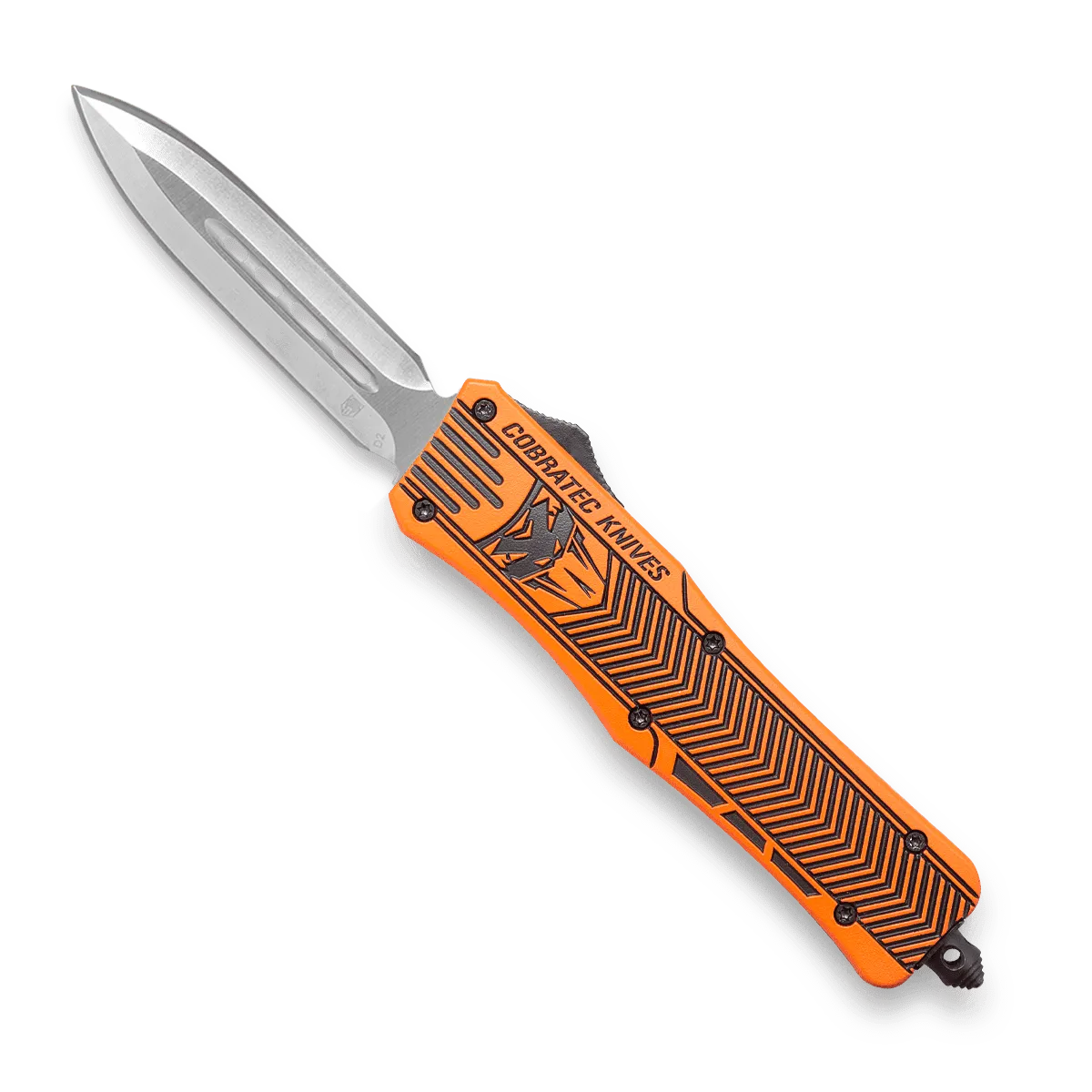CobraTec CTK-1 Medium OTF-Messer Hunter Orange D2