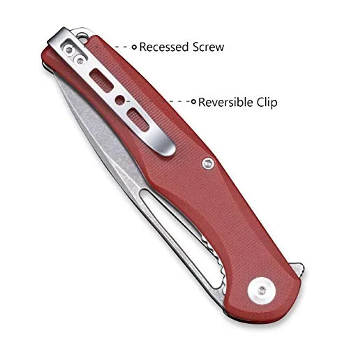 SENCUT Citius SA01E Klappmesser Burgunderrot Ultraleicht