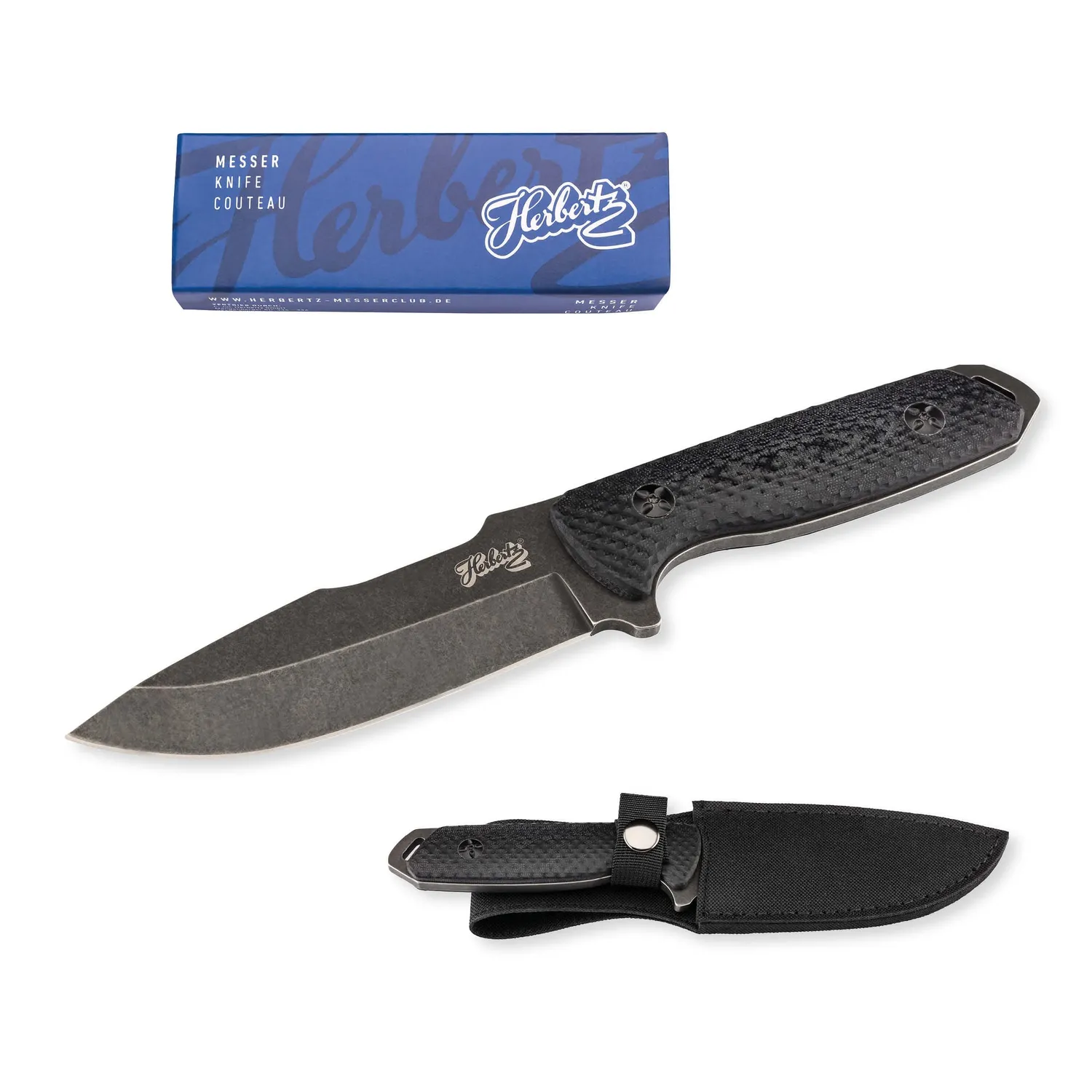 Herbertz Top Collection Gürtelmesser 420 Full Tang 12,1 cm G10