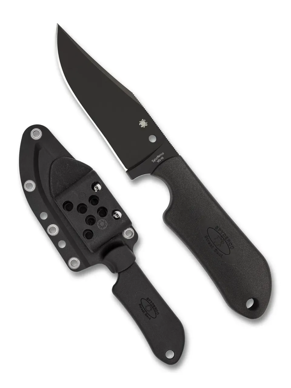Spyderco Street Beat Fixed Messer VG-10 schwarz
