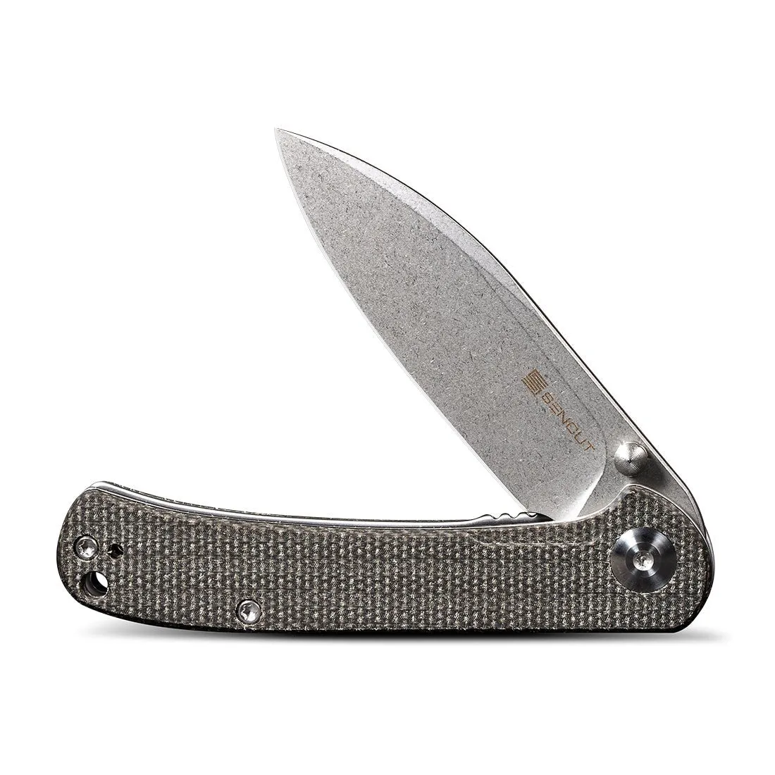 SENCUT Scepter SA03F EDC-Messer Micarta 9Cr18MoV