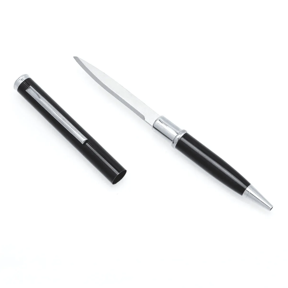 CobraTec Pen Kugelschreibermesser Edelstahl schwarz