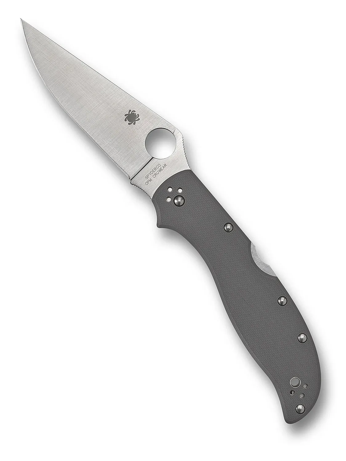 Spyderco Stretch 2 XL Klappmesser Cru-Wear G-10 grau