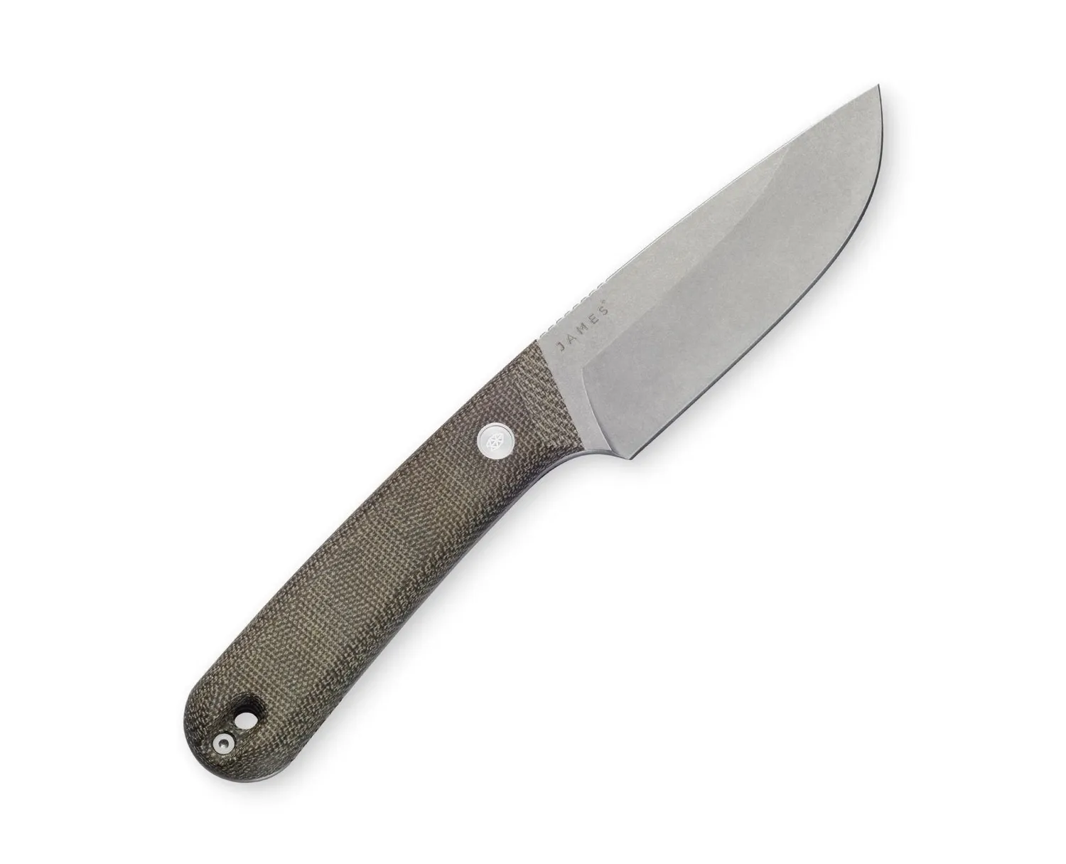 James Brand Hell Gap Messer OD Green Micarta S35VN