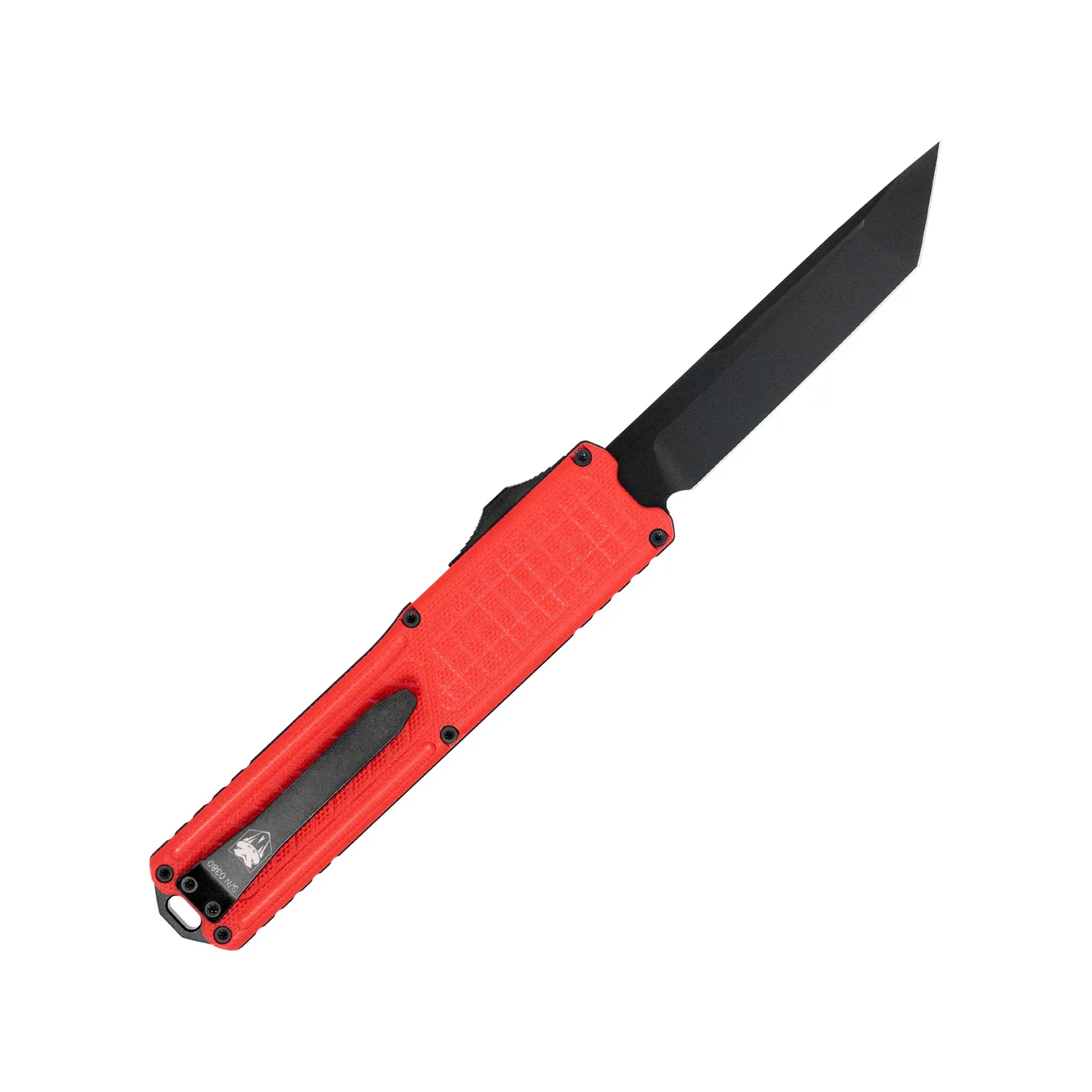 CobraTec Ranger Large OTF-Messer Rot Tanto D2