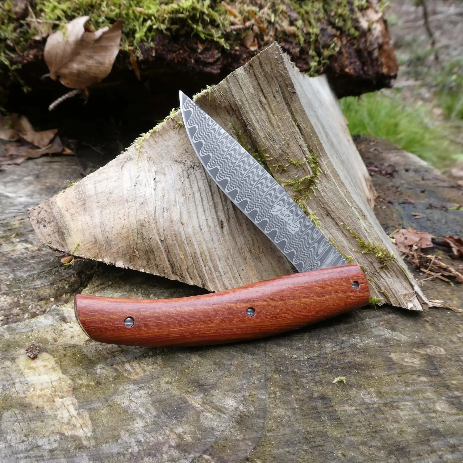 Herbertz Selektion Taschenmesser Damast 67 Lagen Sandelholz